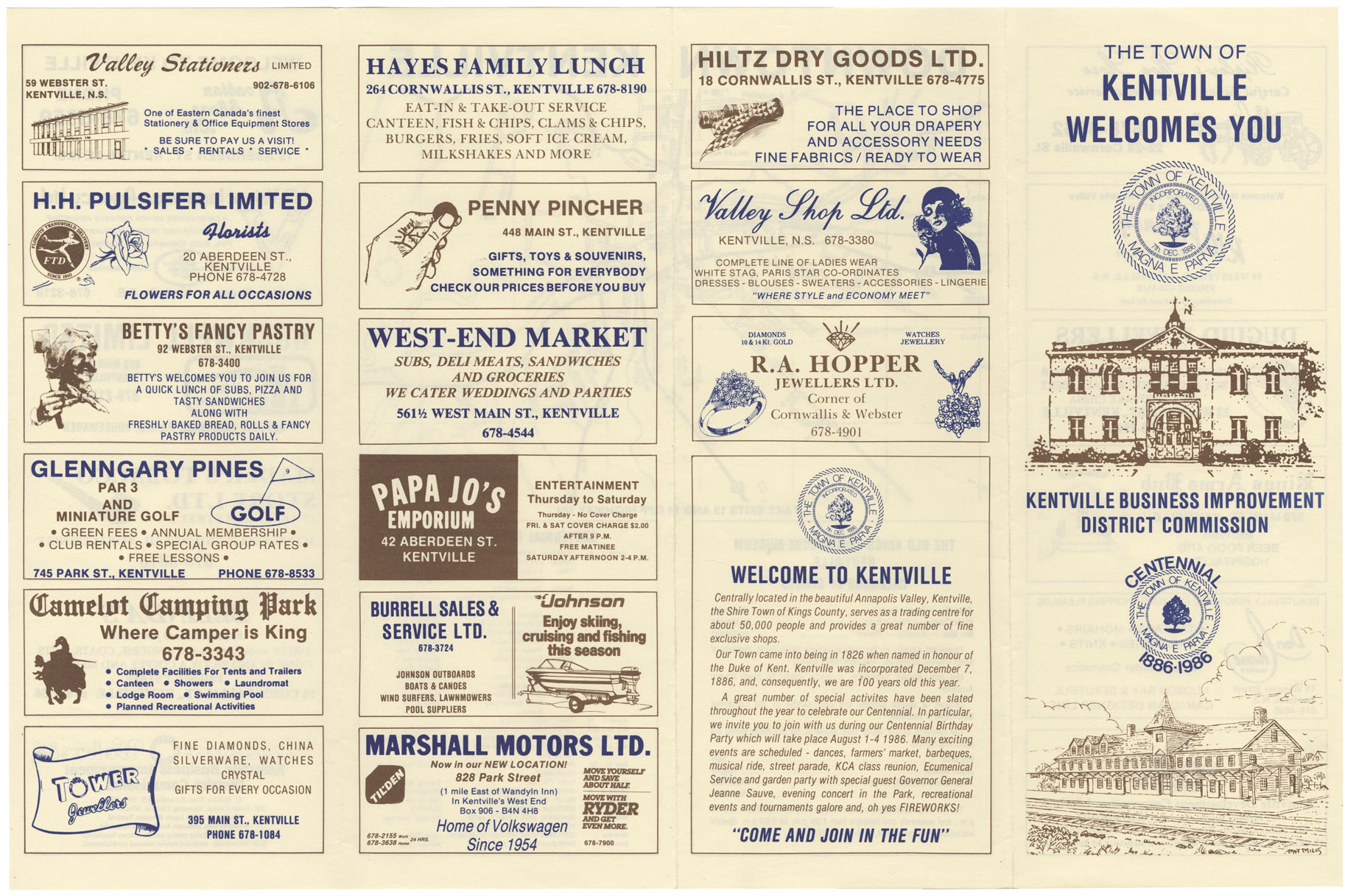 maps : Town of Kentville