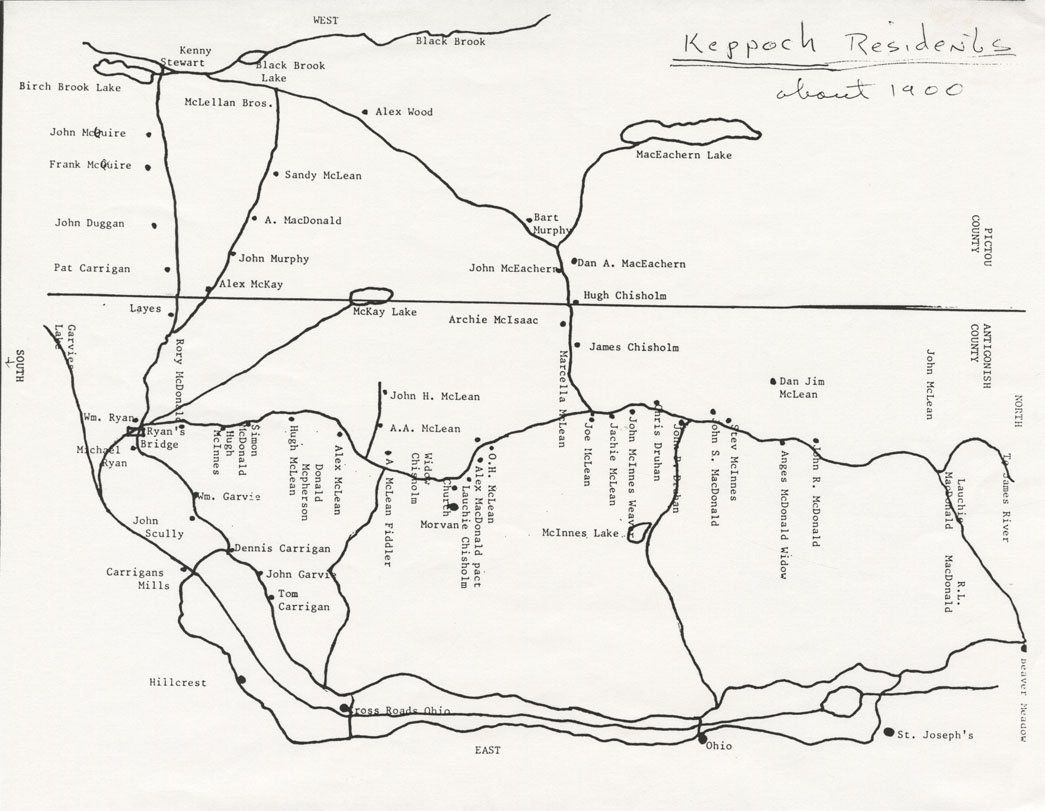 maps : Keppoch Residents about 1900