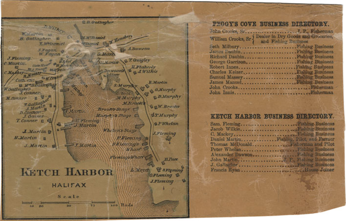 maps : Ketch Harbour Halifax County