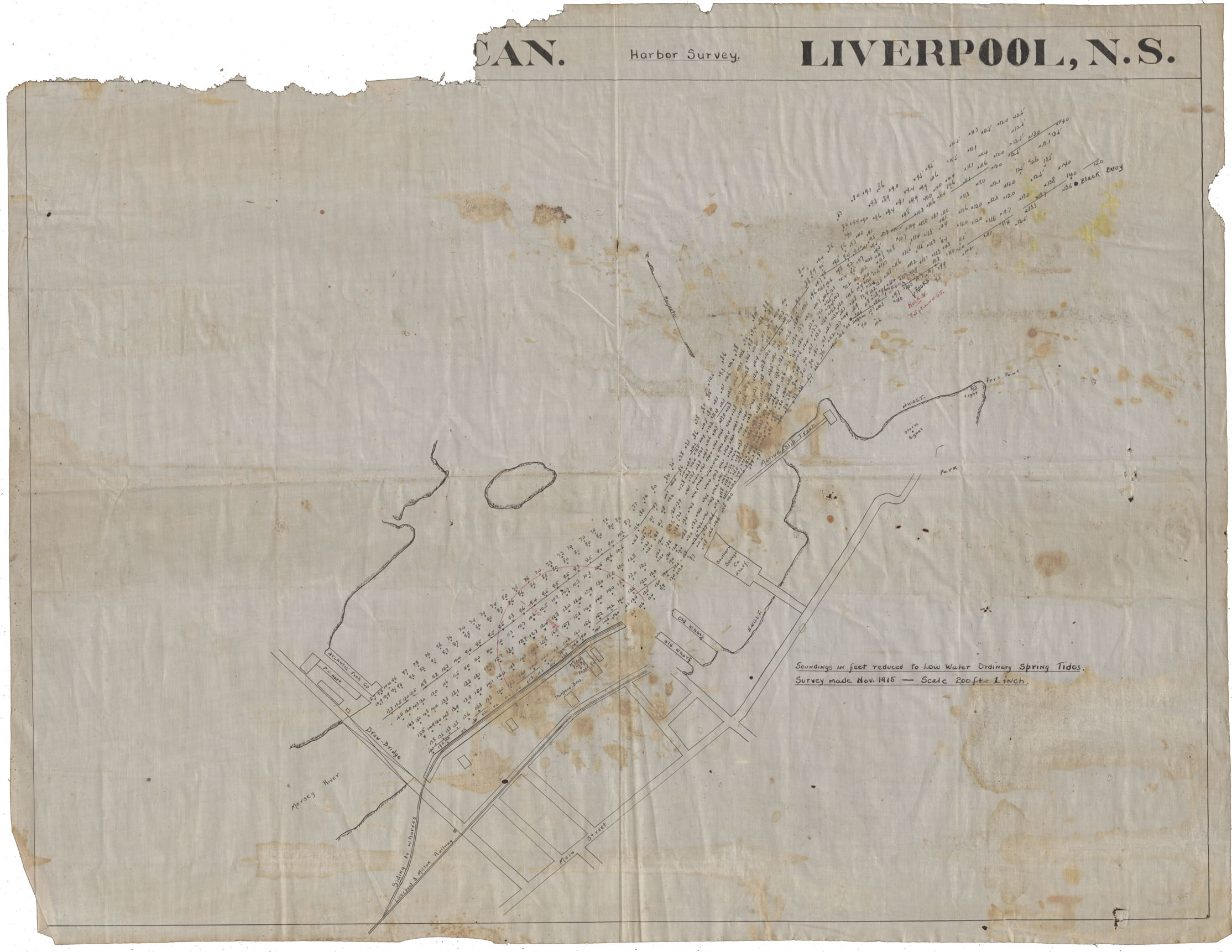 maps : Harbour Survey Liverpool