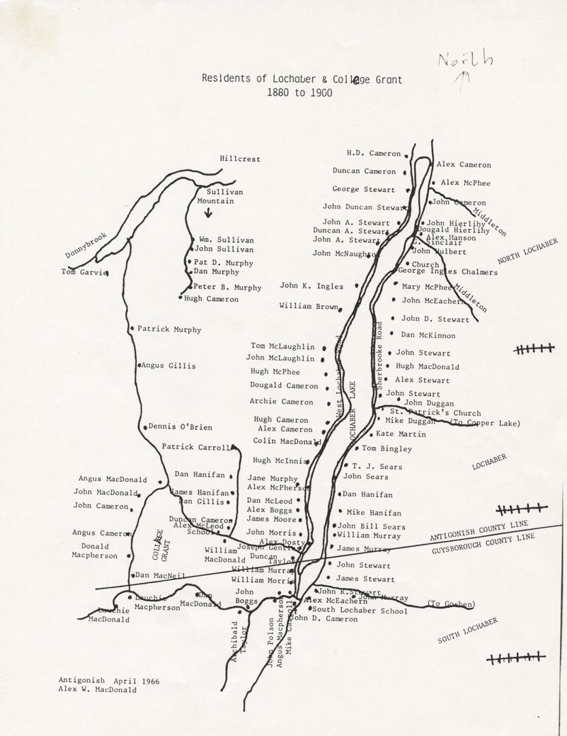 maps : Residents of Lochaber and College Grant