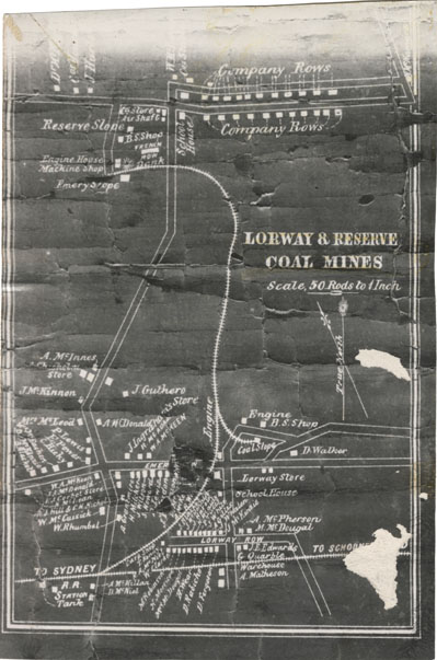 maps : Lorway & Reserve Coal Mines
