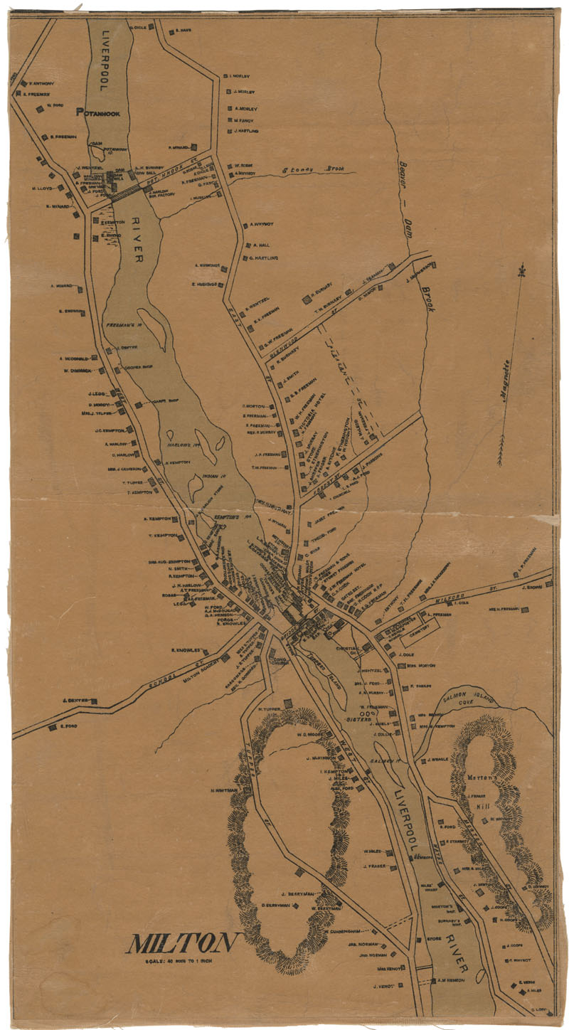maps : Milton, Queens County