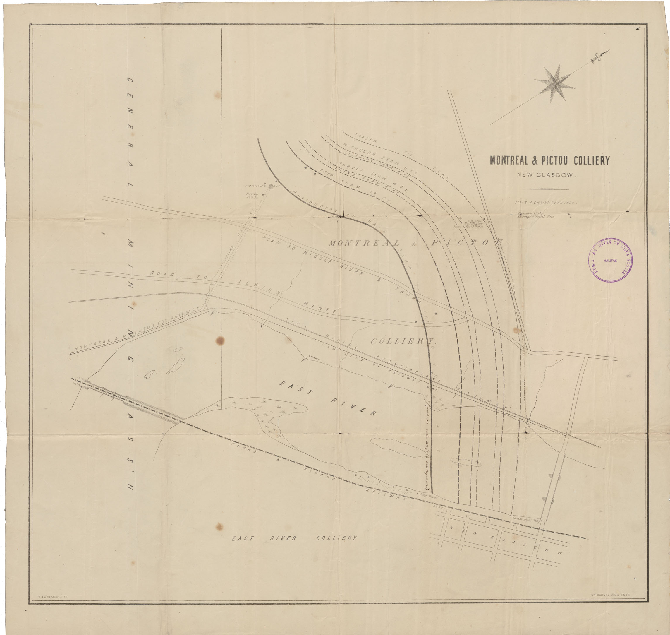 maps : Montreal & Pictou Collary New Glasgow