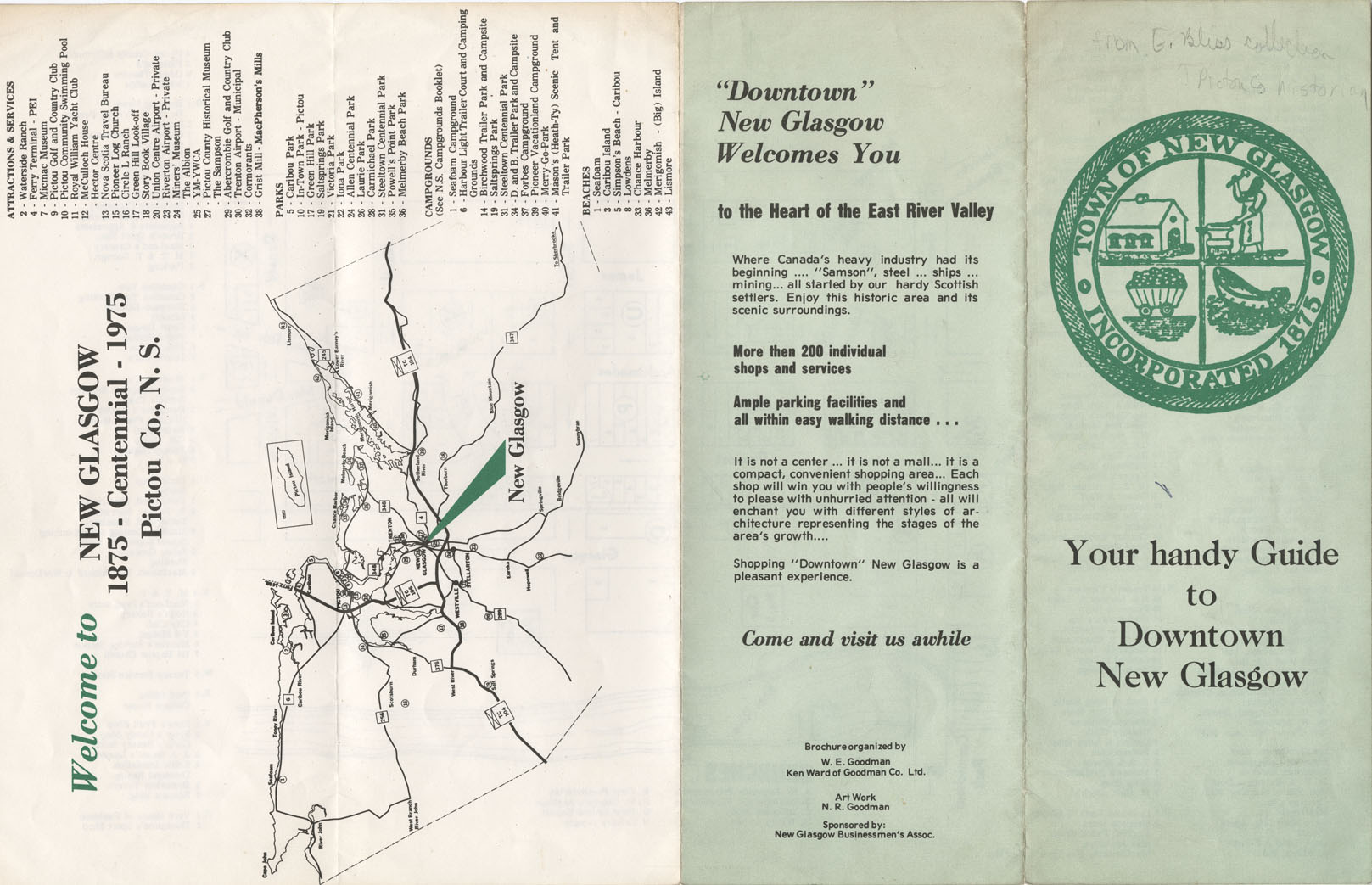 maps : Your Handy Guide to Downtown New Glasgow