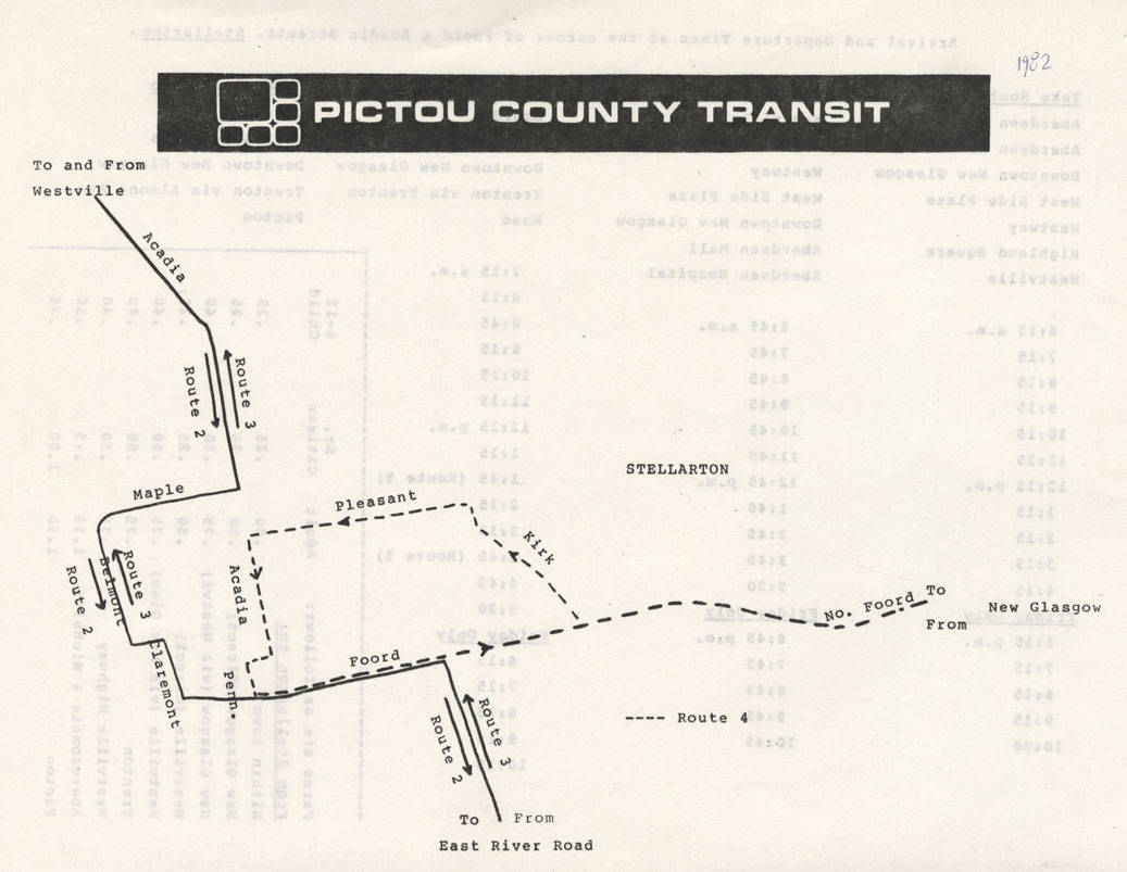 maps : Pictou County Transit