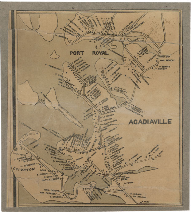 maps : Port Royal & Acadiaville