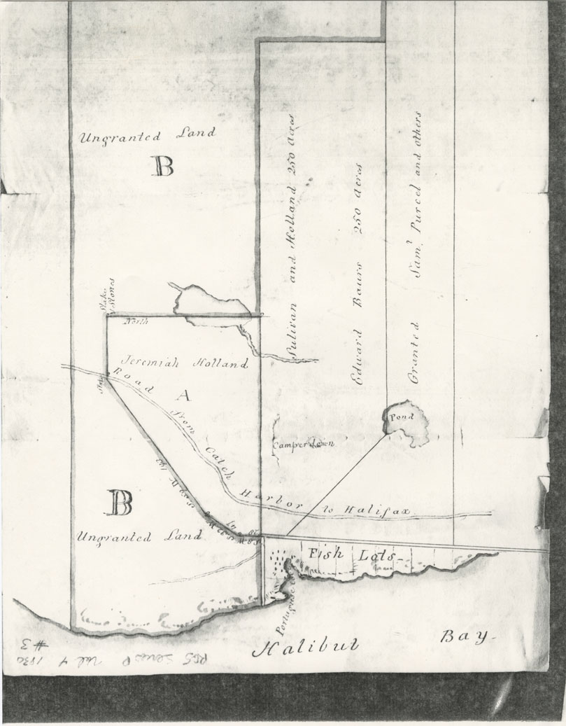 maps : Petition & Plan.  Inhabitants Portuguese Cove for Reservation of Common