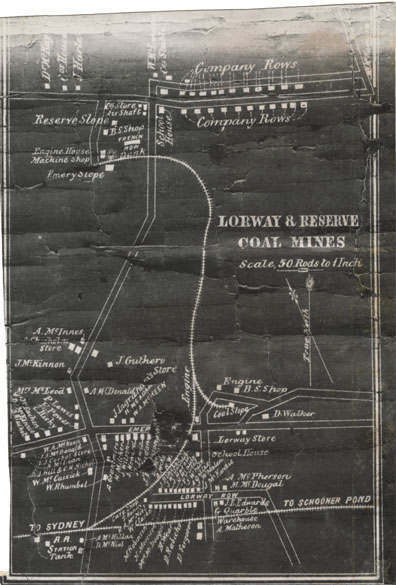 maps : Lorway & Reserve Coal Mines