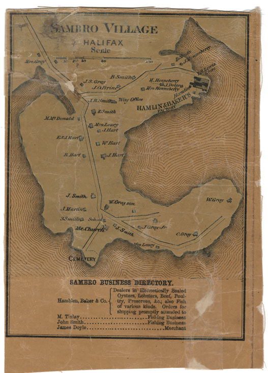 maps : Sambro Village Halifax County