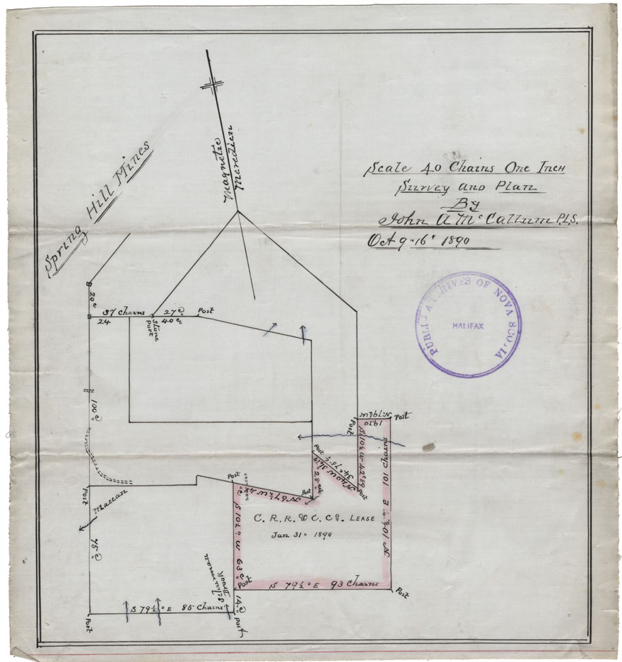 maps : C.R.R.&C.Co., Spring Hill Mines