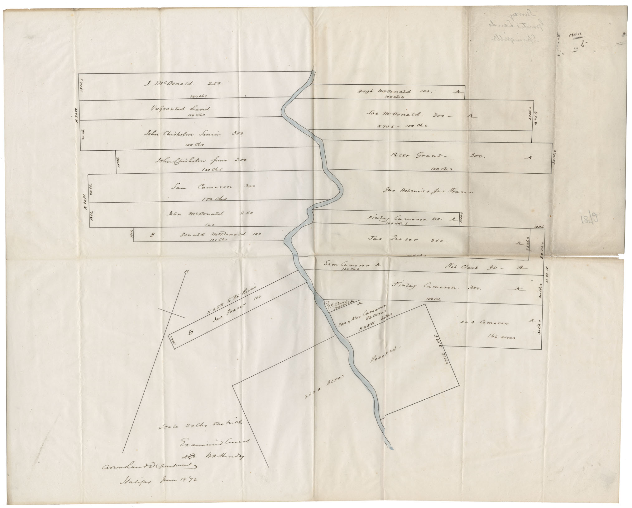 maps : Survey of Granted Lands Springville