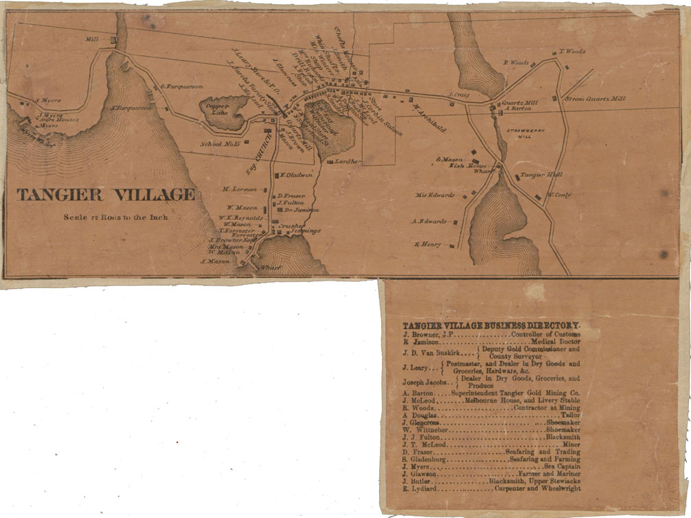 maps : Tangier, Halifax Co