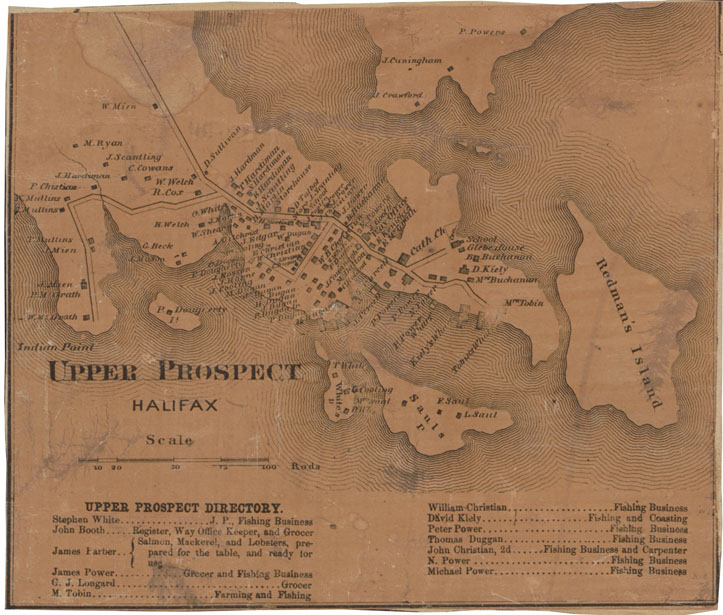 maps : Upper Prospect, Halifax