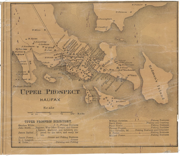 maps : Upper Prospect Halifax Co