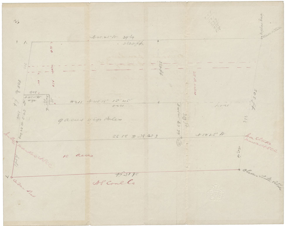 maps : Plan of Lands at Westville, N.S.