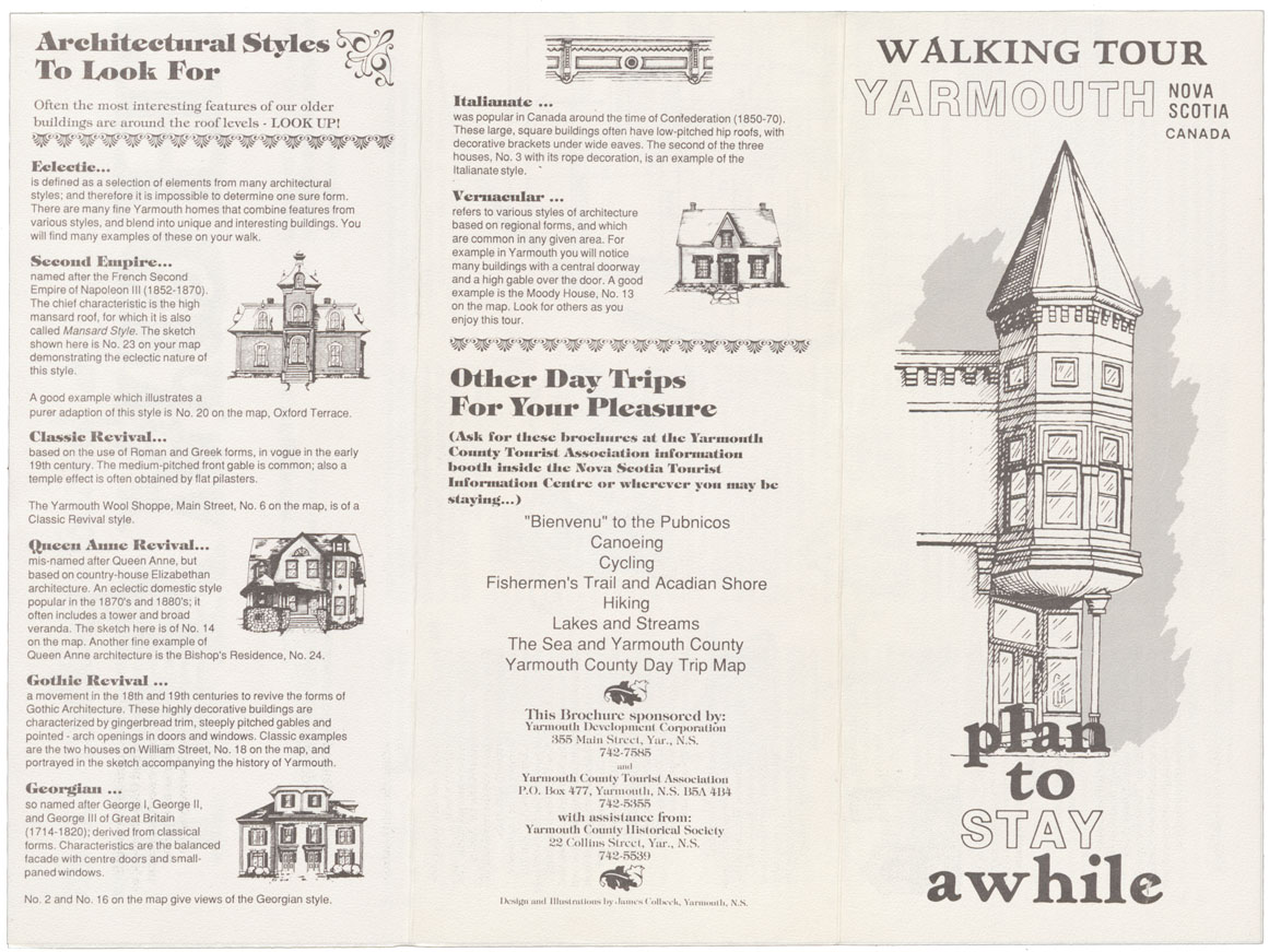 maps : Walking Tour Yarmouth, N.S., Canada plan to stay awhile