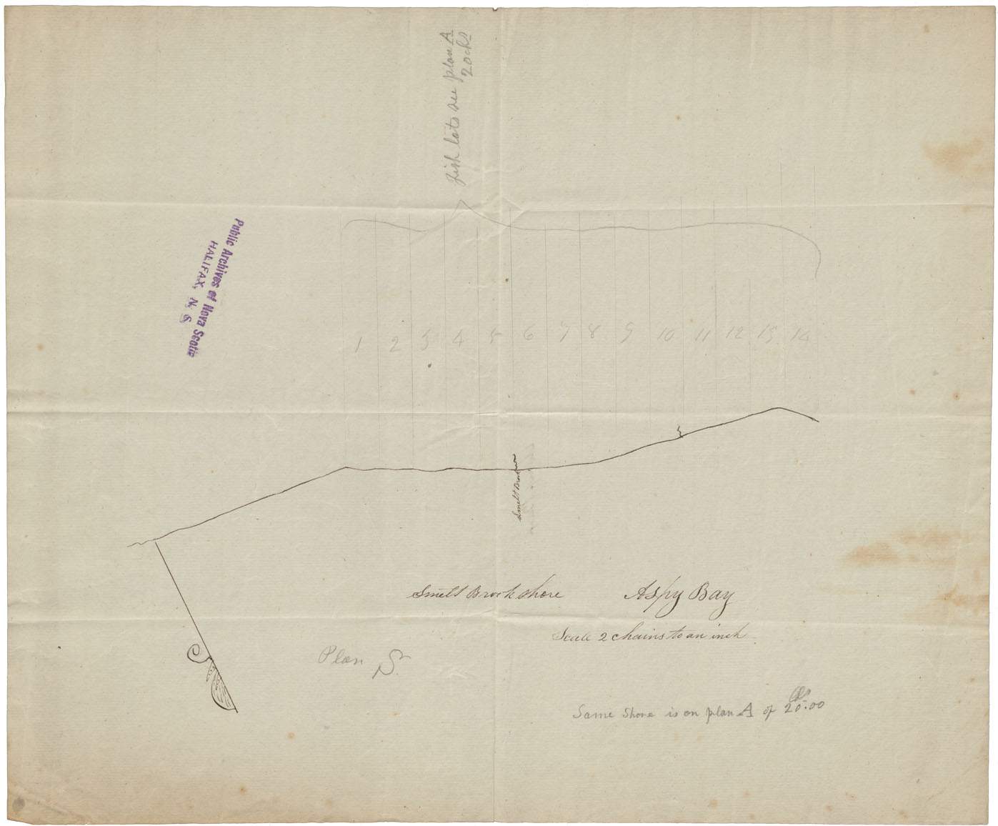 maps : Cape Breton Aspy bay w.m.1818