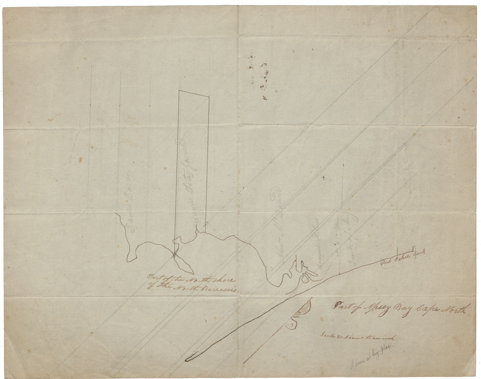 maps : Cape Breton part of Aspey bay, Cape North w.m.1818