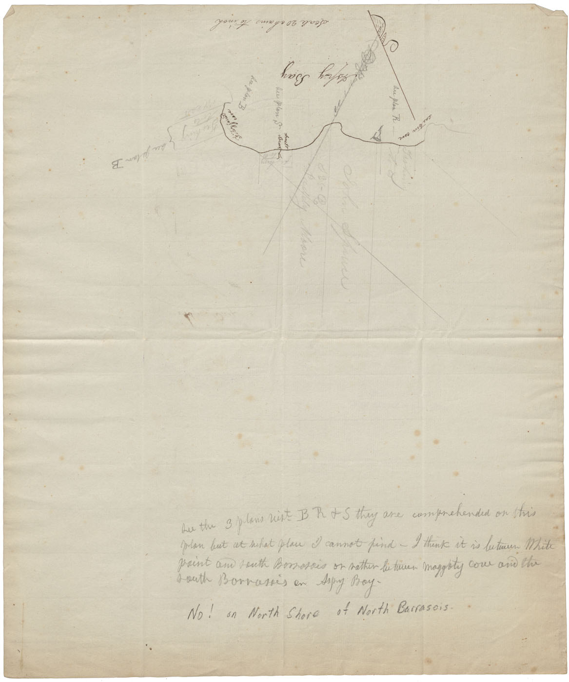 maps : Cape Breton Aspy bay w.m.1819