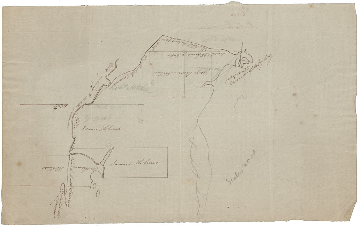 maps : Cape Breton Plan North Barrasoss Asprey bay, w.m.1827