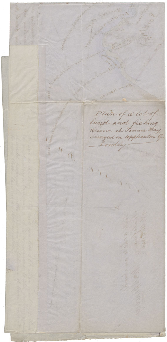 maps : Plan of Fishing Lots Round Goat Island