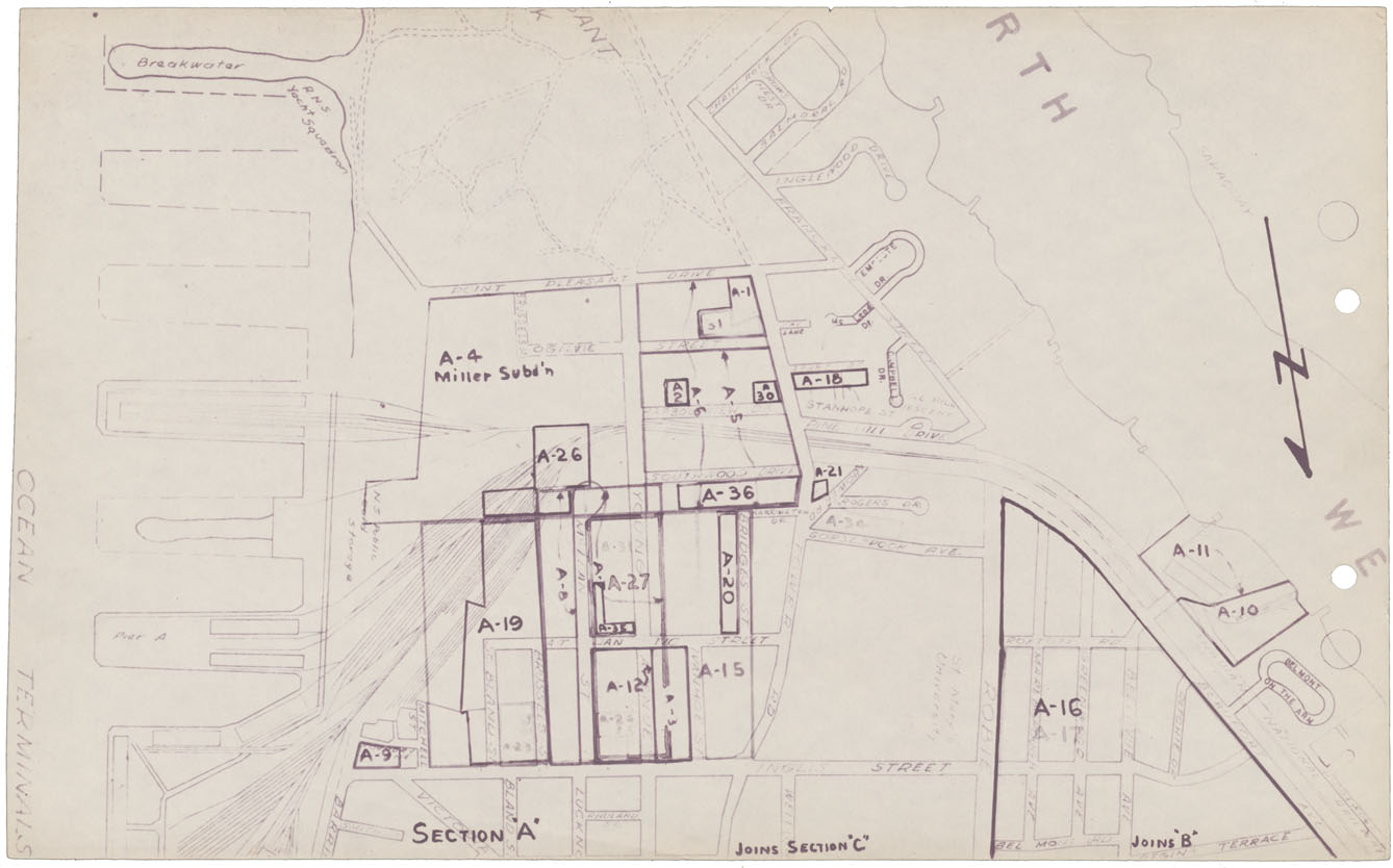 maps : Halifax Subdivision Plans Section A