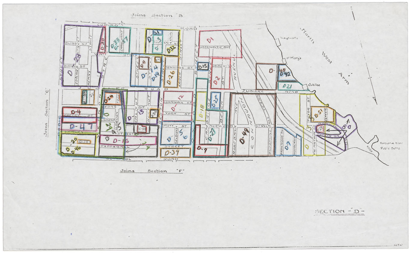maps : Halifax Subdivision Plans Section D