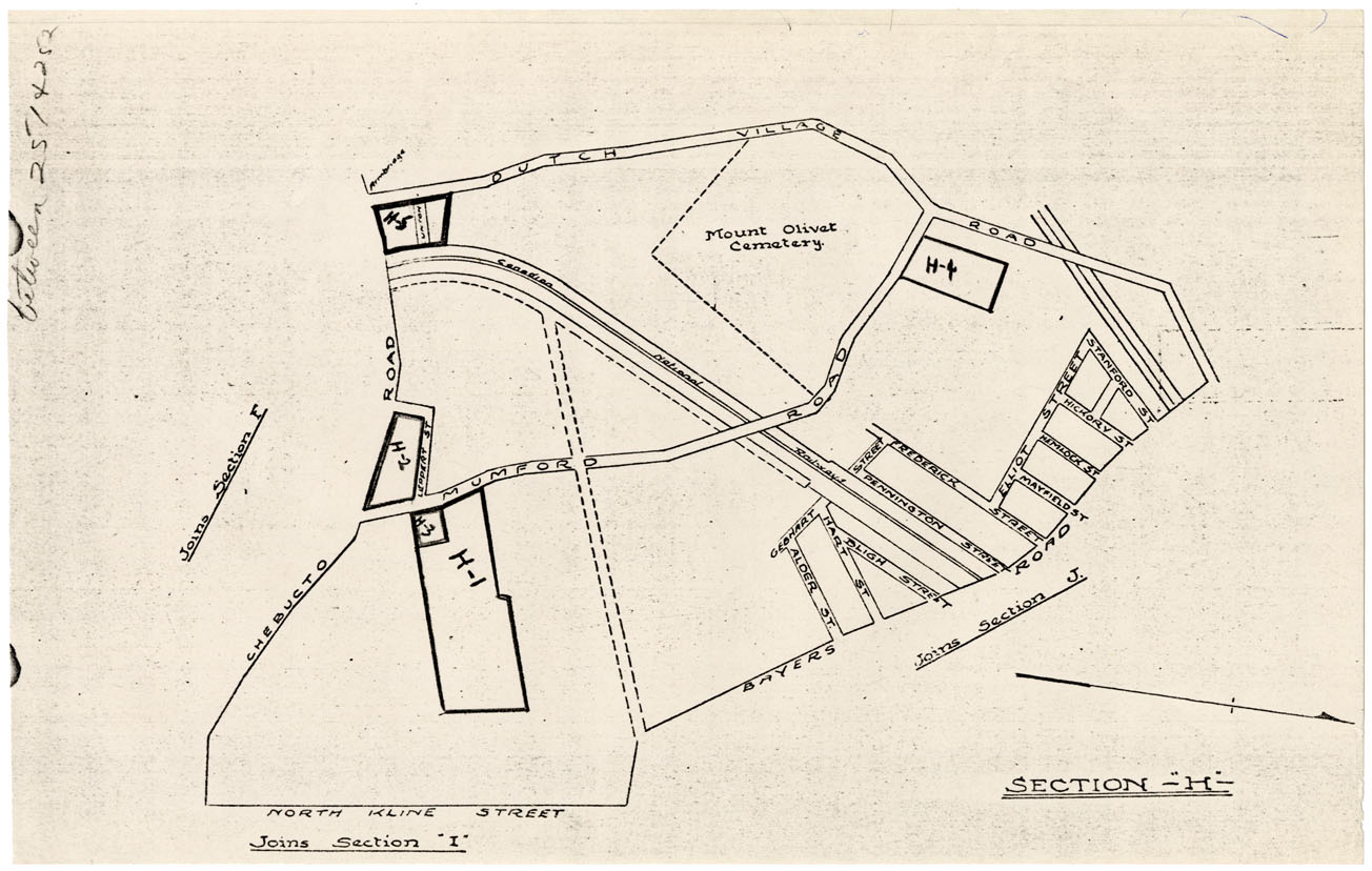 maps : Halifax Subdivision Plans Section H