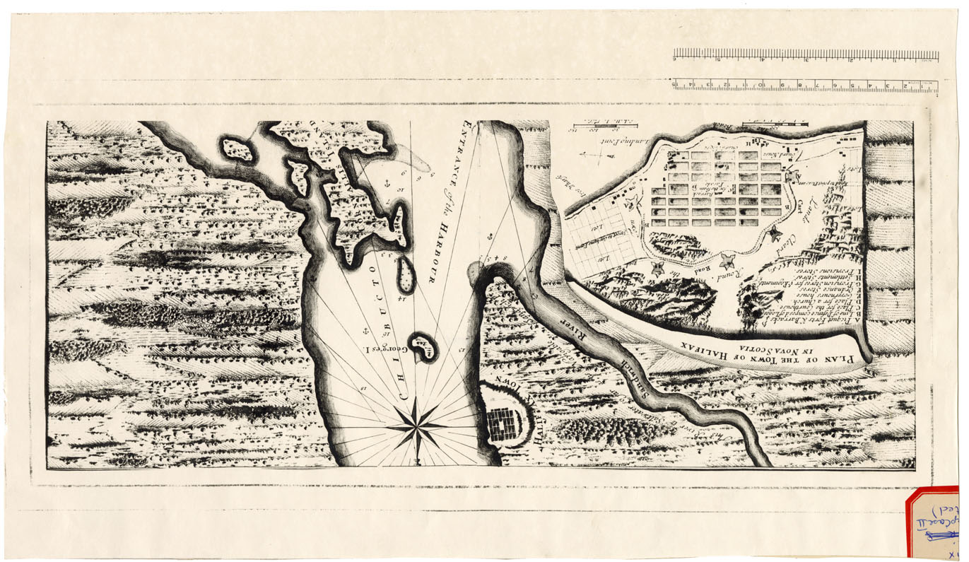 maps : Plan of the Town of Halifax in Nova Scotia