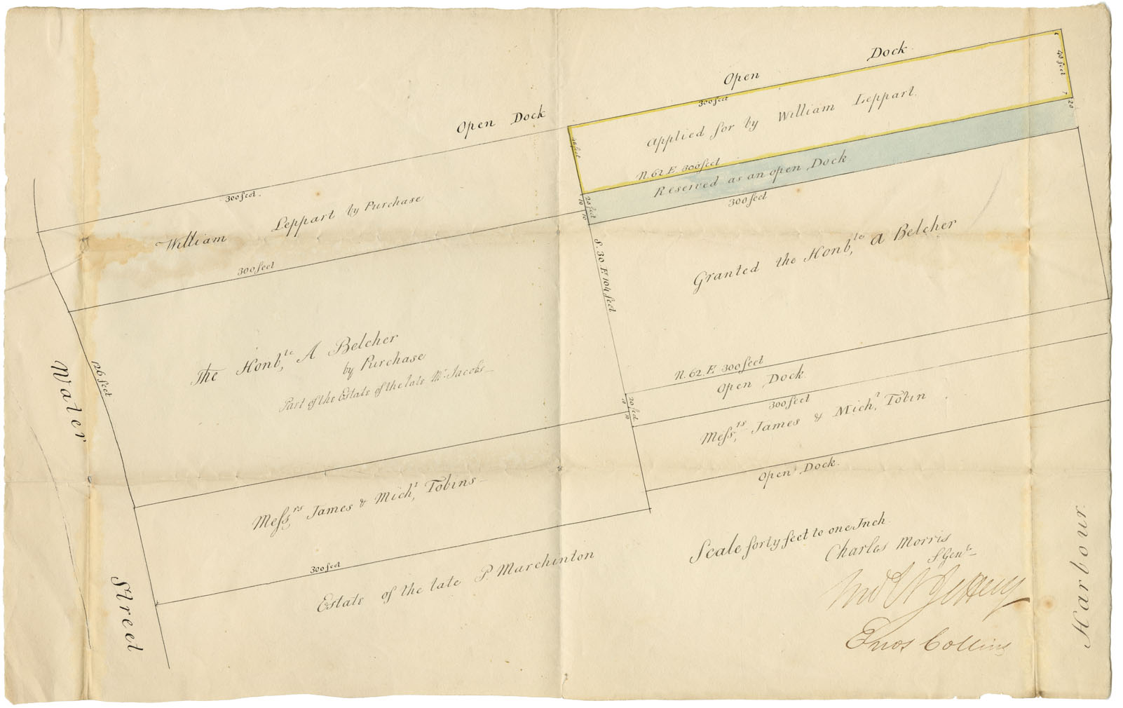 maps : Halifax County Water Street, Halifax, N.S. wm 1825