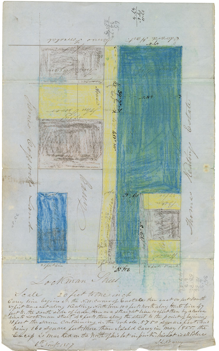 maps : Plan: Mr Barrys Lots Lockman Street