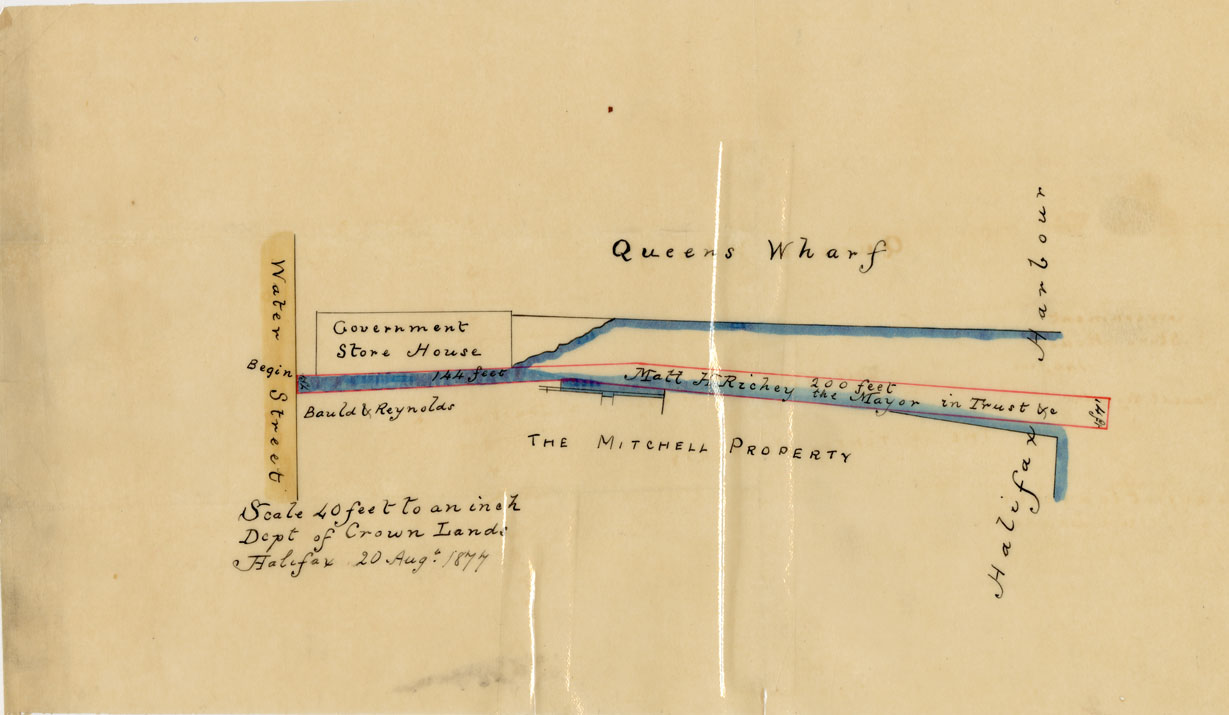 maps : Water Street, Government Store House & Bauld & Reynolds