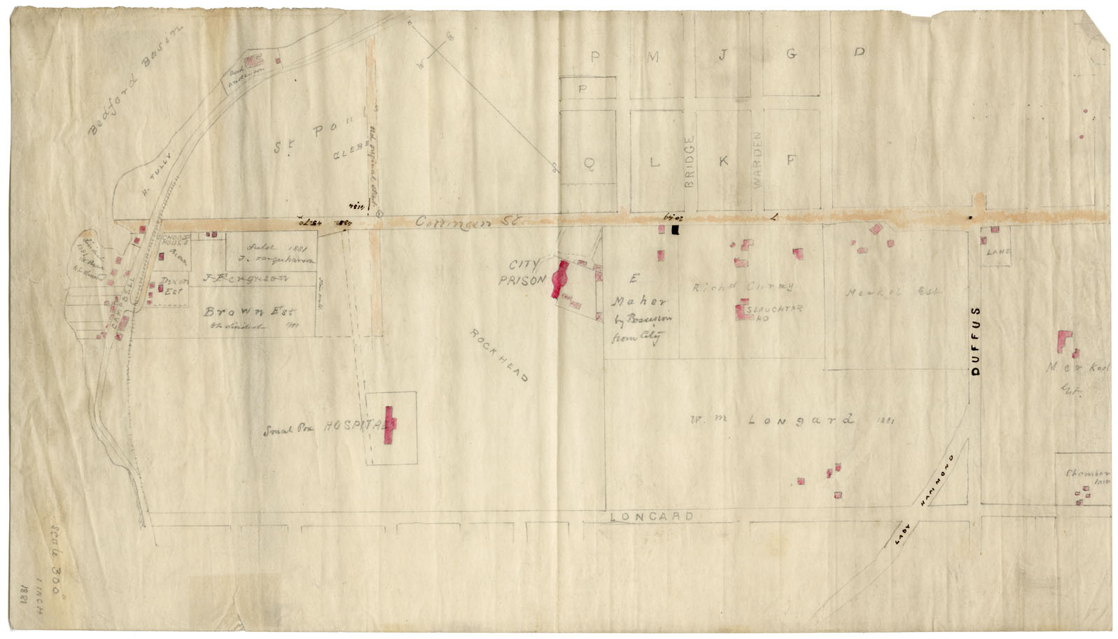 maps : Halifax Richmond Area, 1881