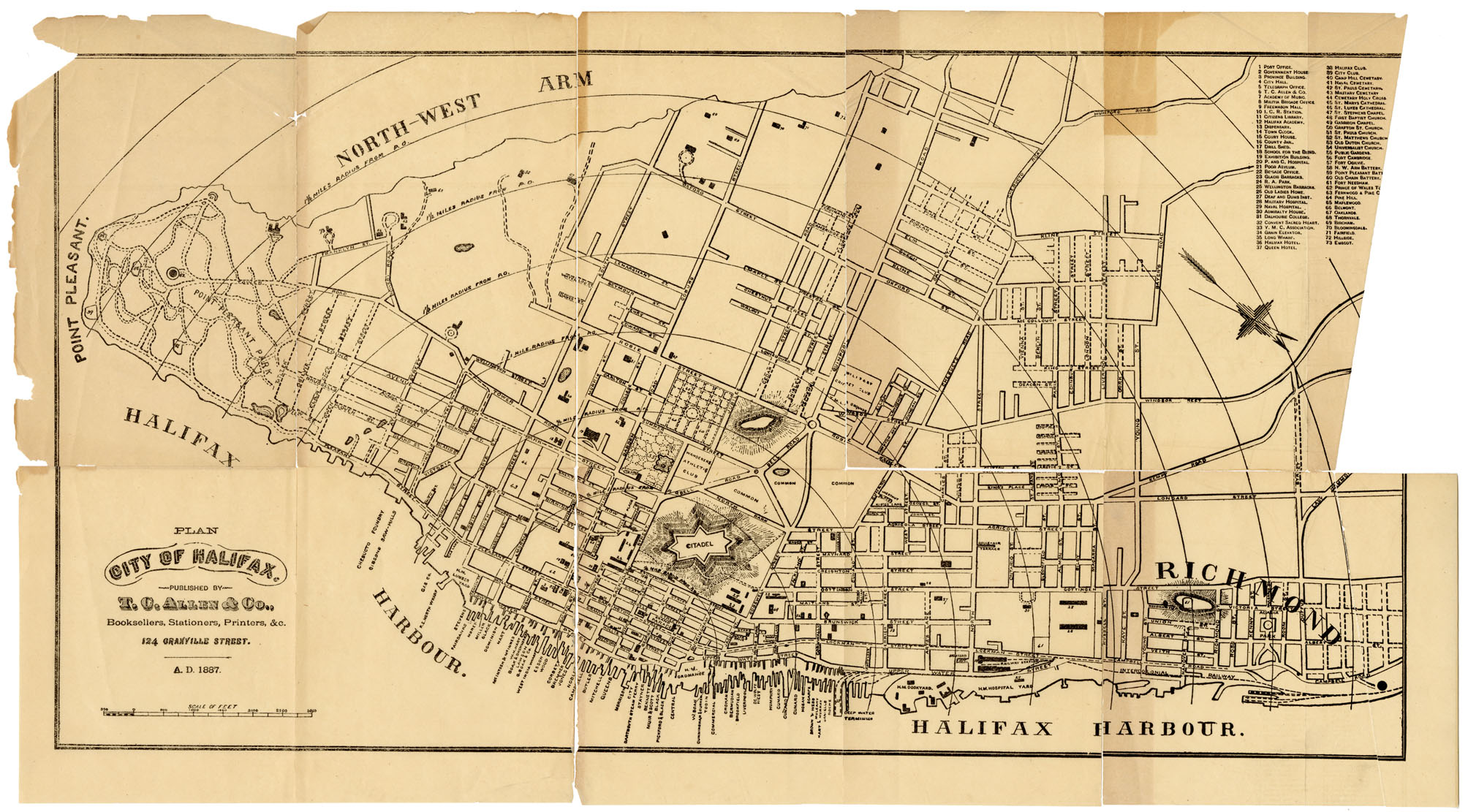 maps : Plan of the City of Halifax