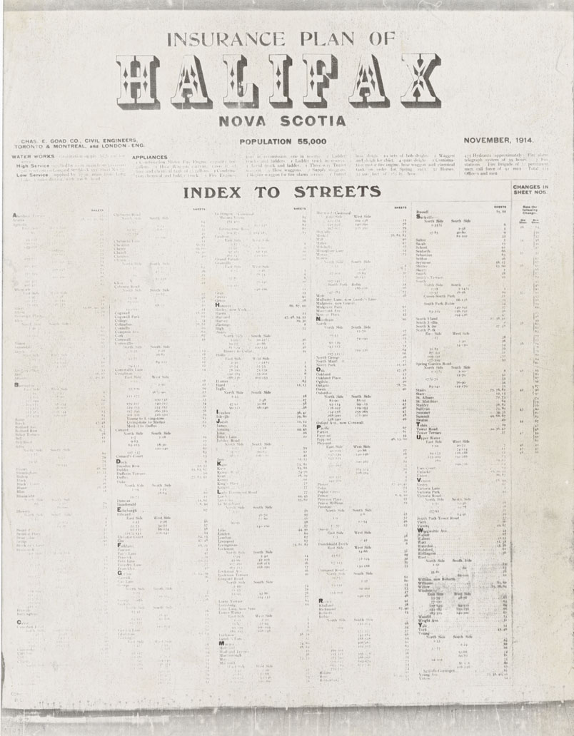 maps : Charles Goad Atlas 1914