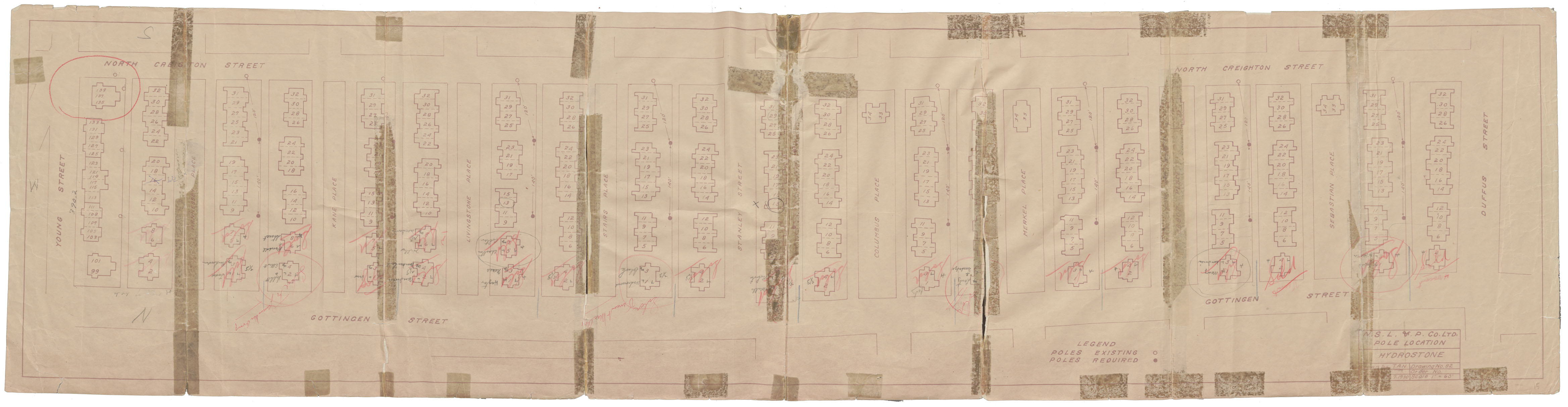 maps : N.S.L&P. County Ltd Pole Location Hydrostone