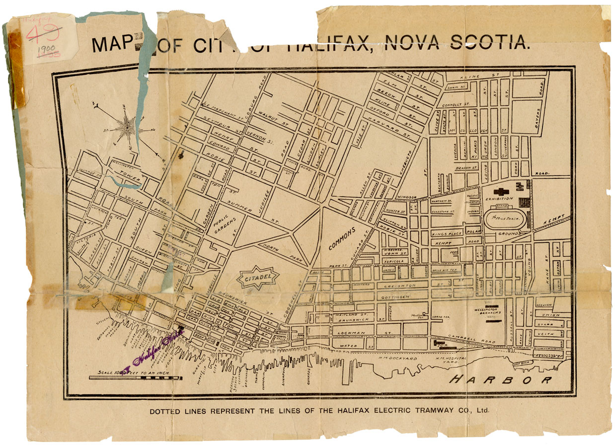 maps : Illustrated Plan of the City of Halifax, Nova Scotia