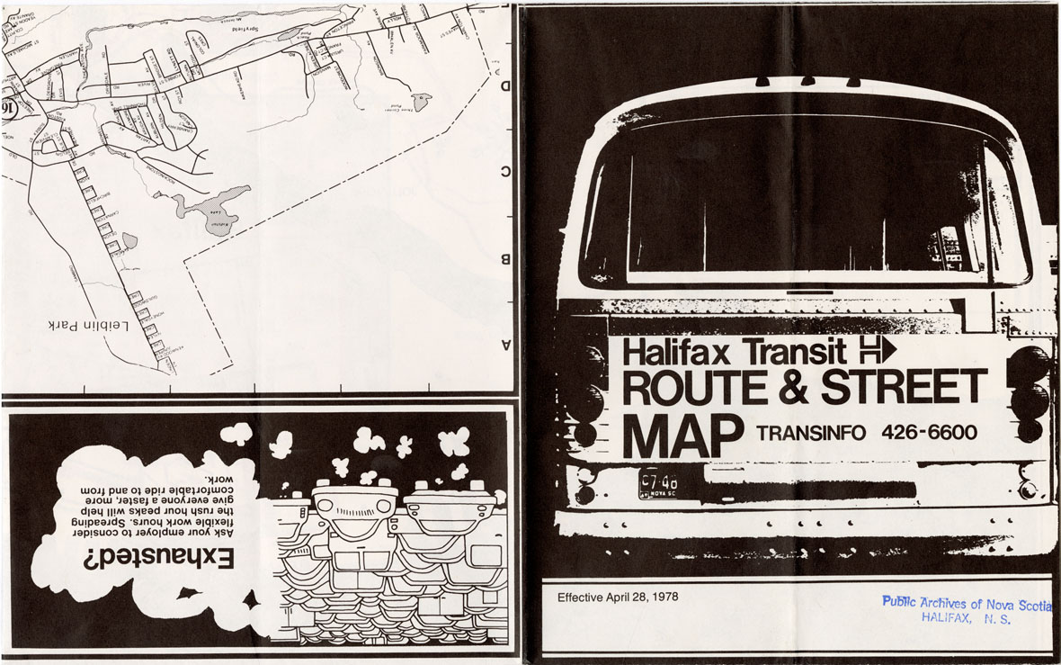 maps : Halifax Transit Route 2 Street Map