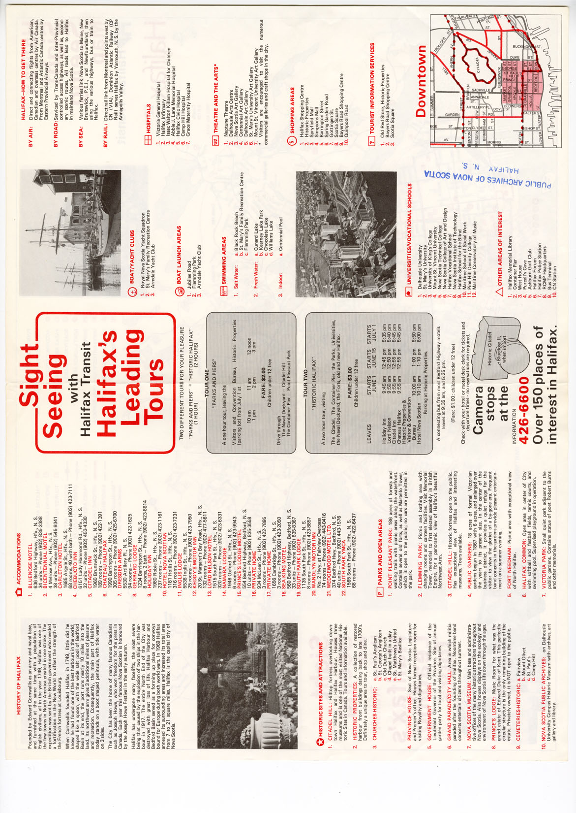 maps : Halifax Sightseeing Map Halifax Transit