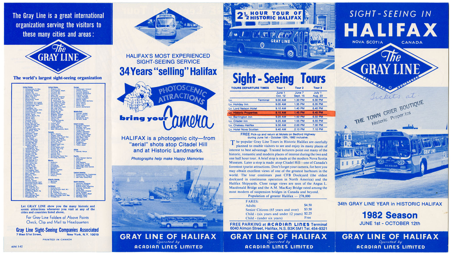 maps : Sight-Seeing in Halifax