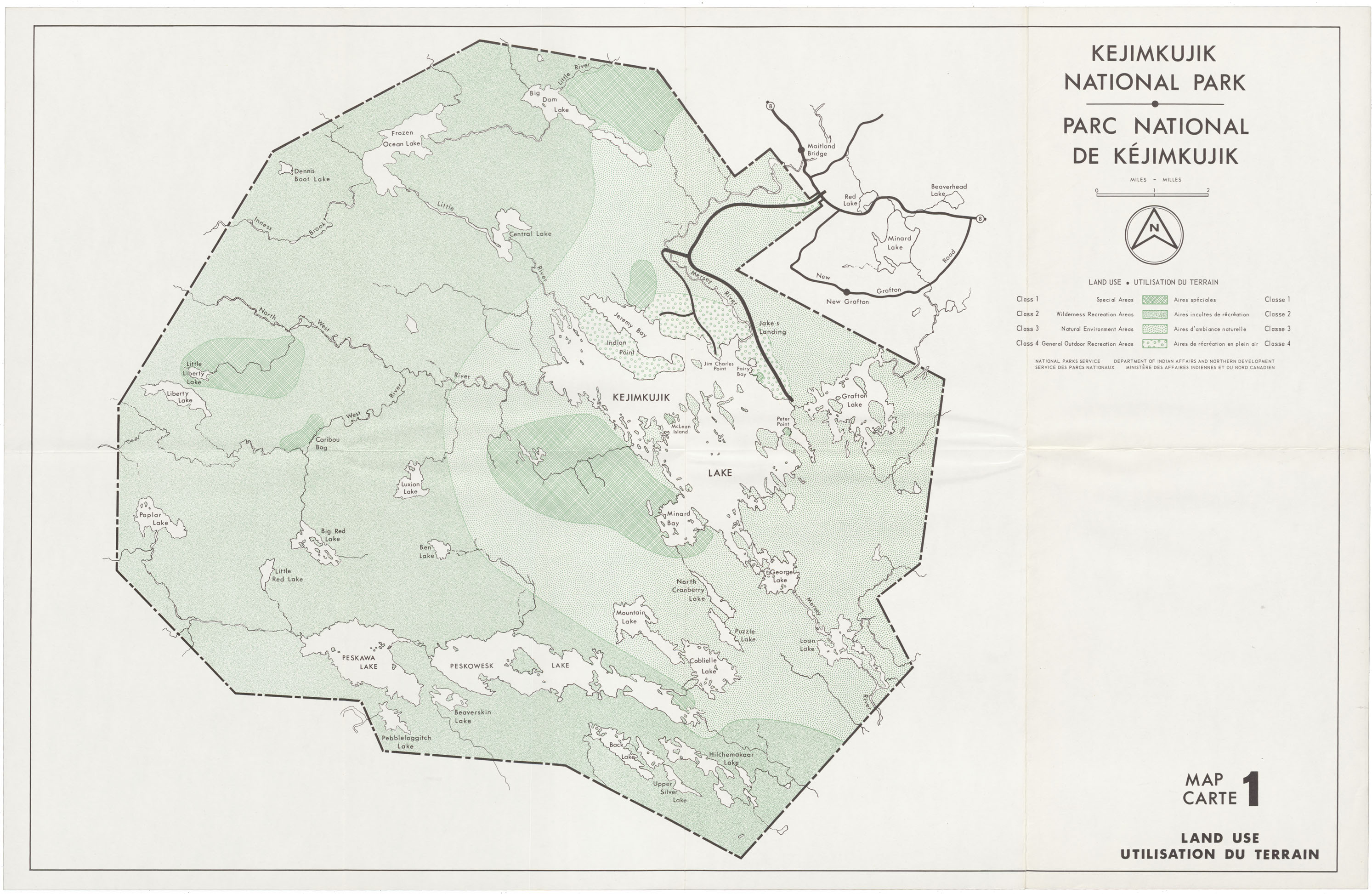 maps : Kejimkujik National Park, Land Use Map 1