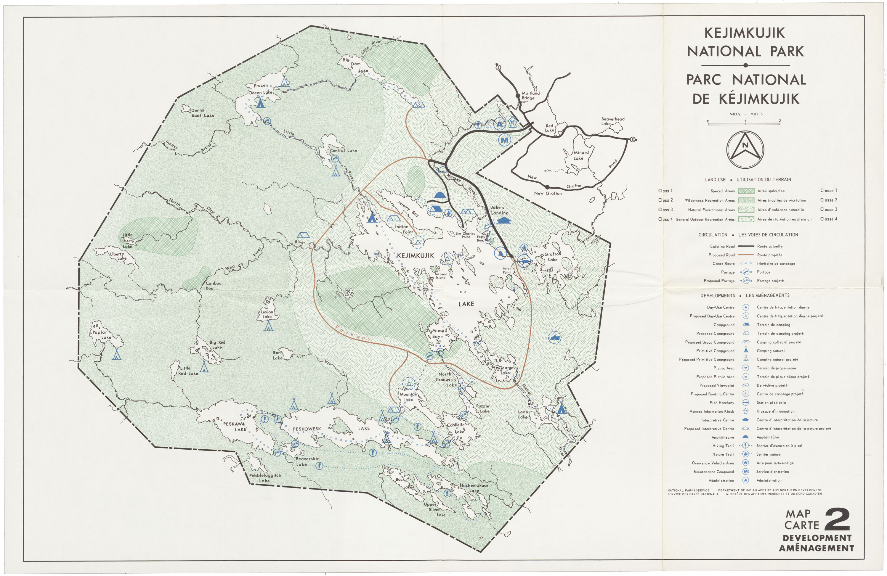 maps : Kejimkujik National Park Development Map 2