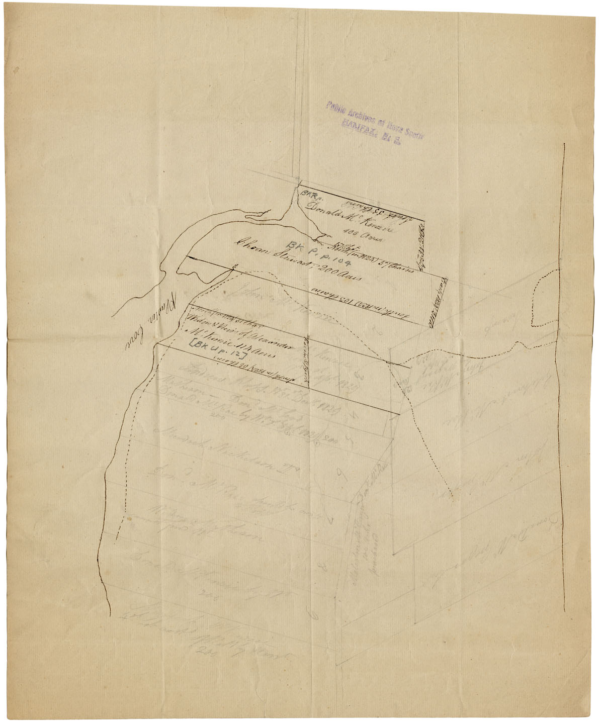 maps : Cape Breton Plaister Cove Great Bras dOr, wm 1826