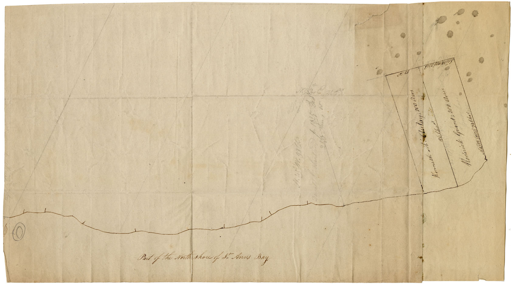 maps : Cape Breton St Anns Bay w.m.1822