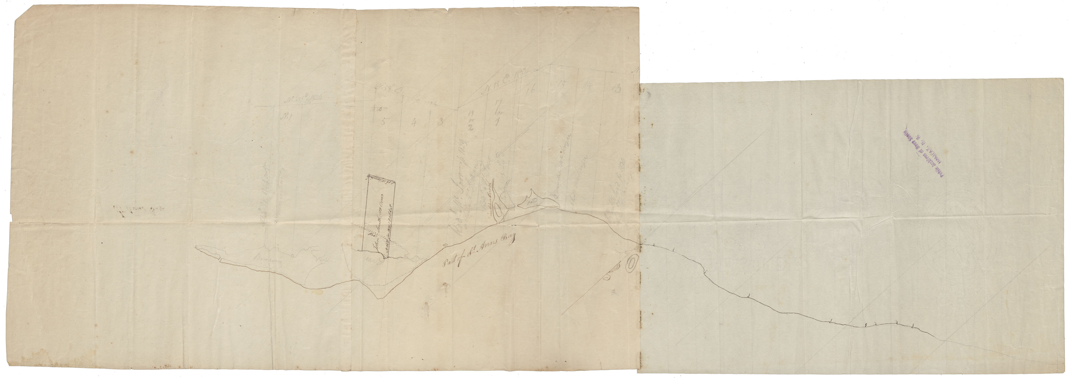 maps : Cape Breton St Anns Bay w.m.1829