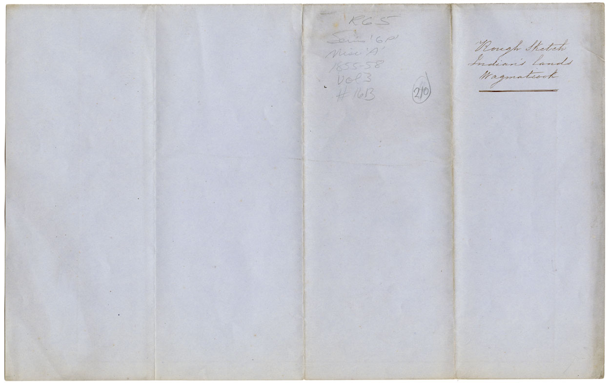 maps : Rough Sketch of the Lands of the Mikmaq of Wagmatcook