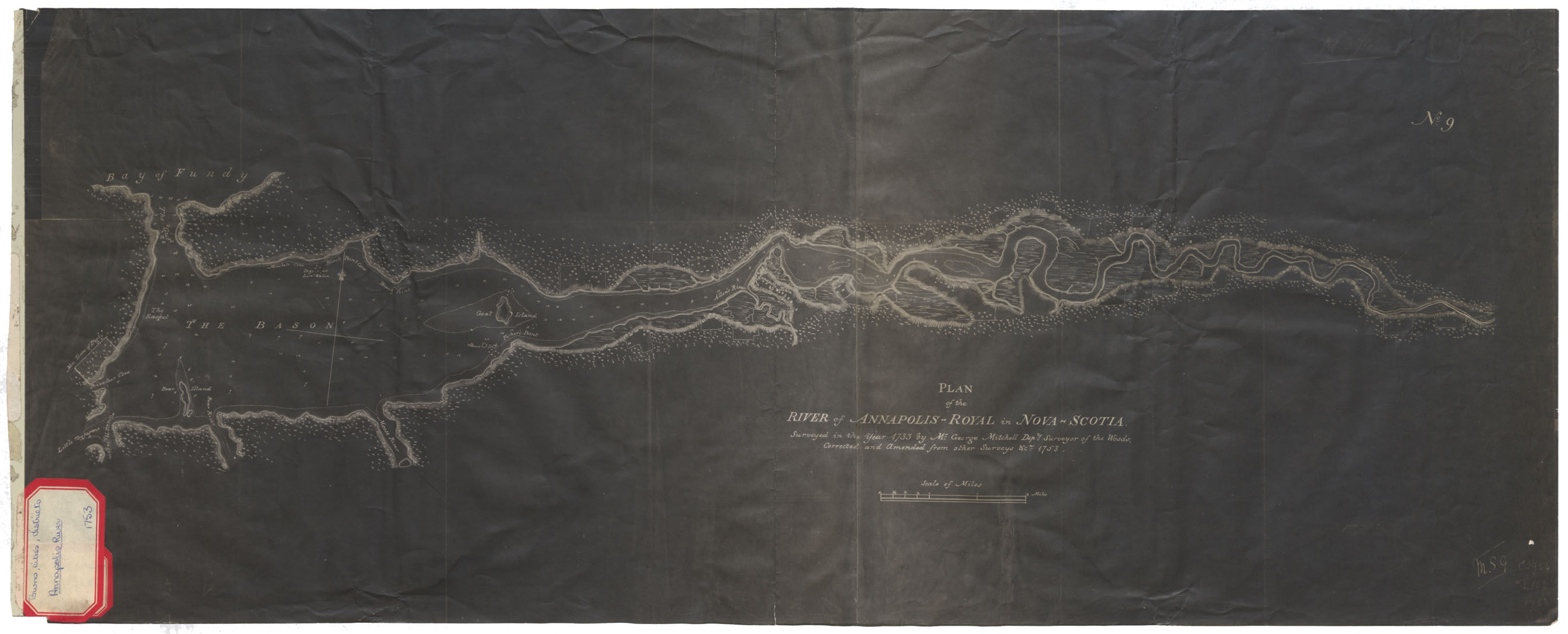 Plan of the River of Annapolis Royal in Nova Scotia