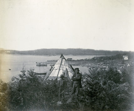 Mi'kmaq encampment at Tuft's Cove, Halifax County