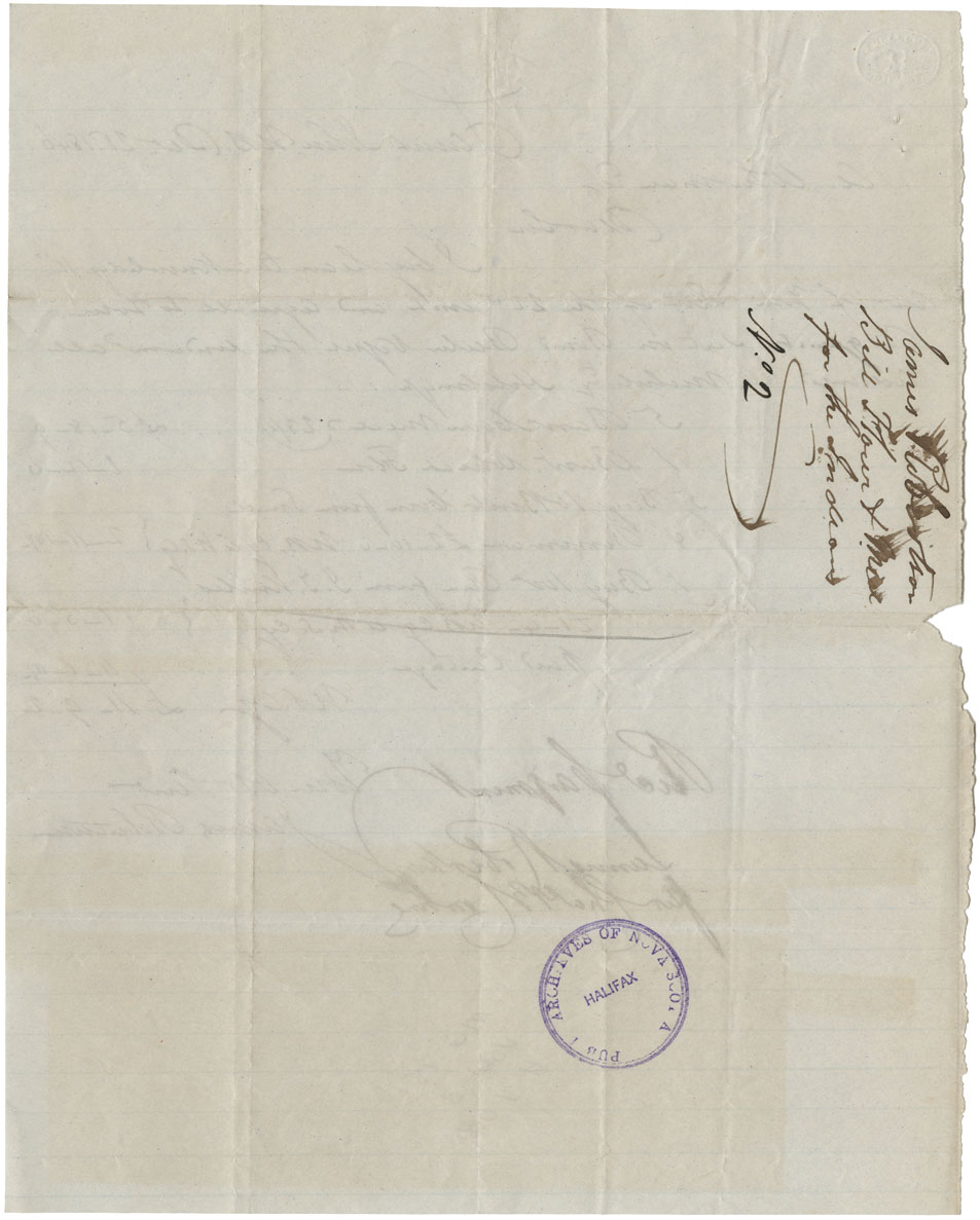 Bills and receipts for William Nicholl and A. Whitman for relief for Bear River Mi'kmaq.